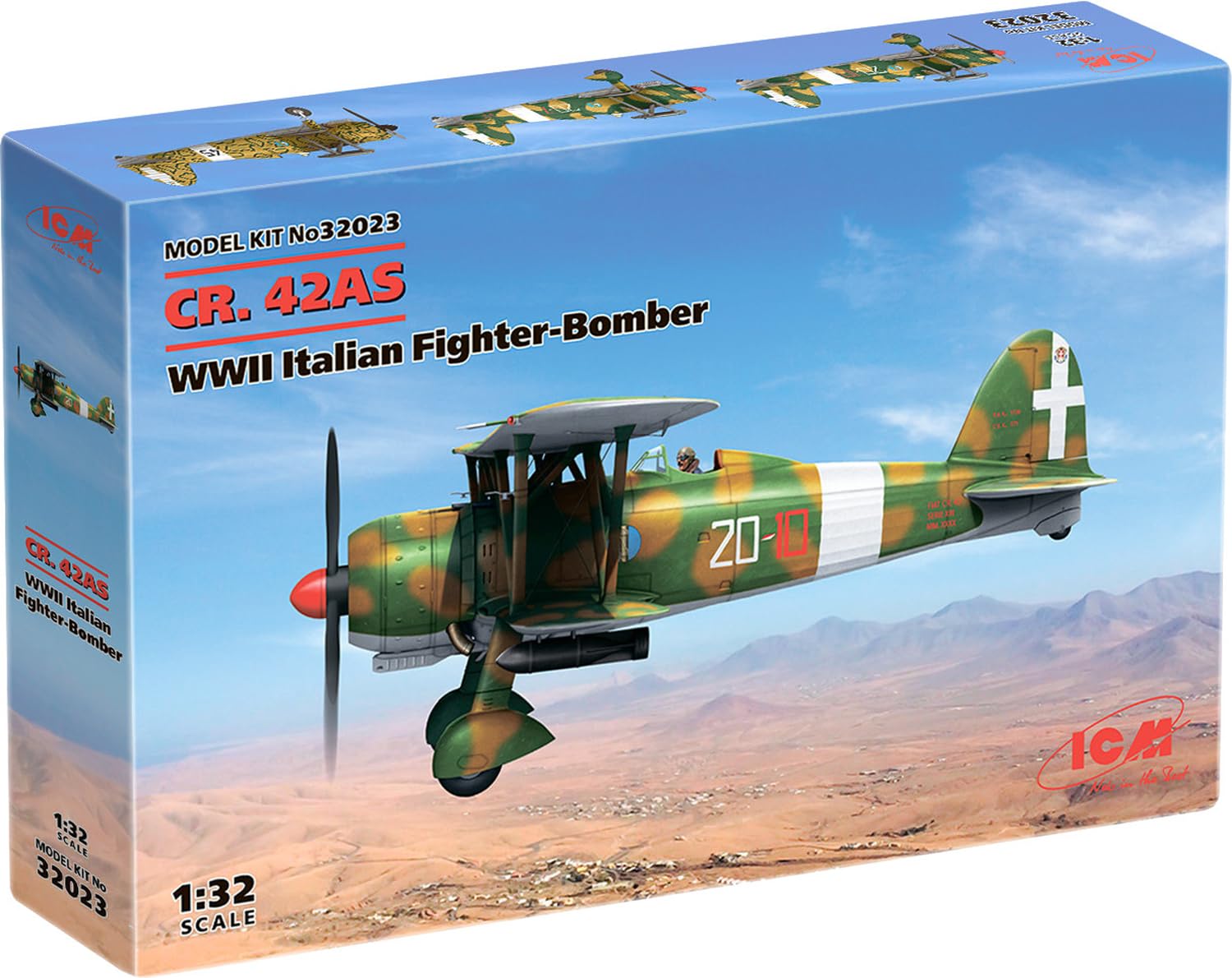 ICM 1:32 - CR. 42AS Italian Fighter - Bomber