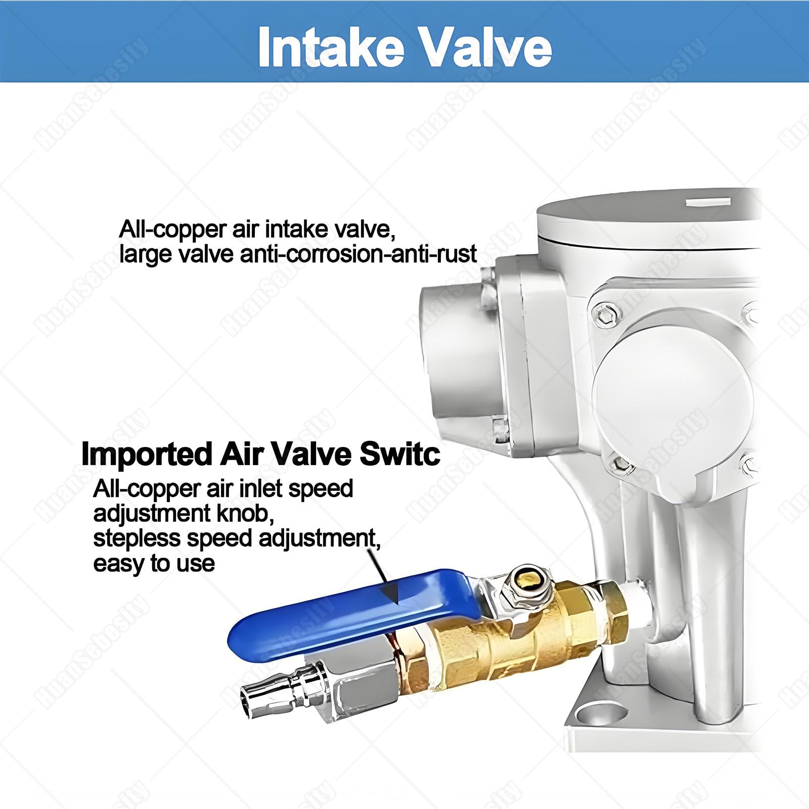 Máquina Mezcla Neumática,Agitador Aire Automático,Capacidad 1000l,Incluye Soporte Ajustable,para Pintura,Productos Químicos(Small 5cylinder) Threecylinder
