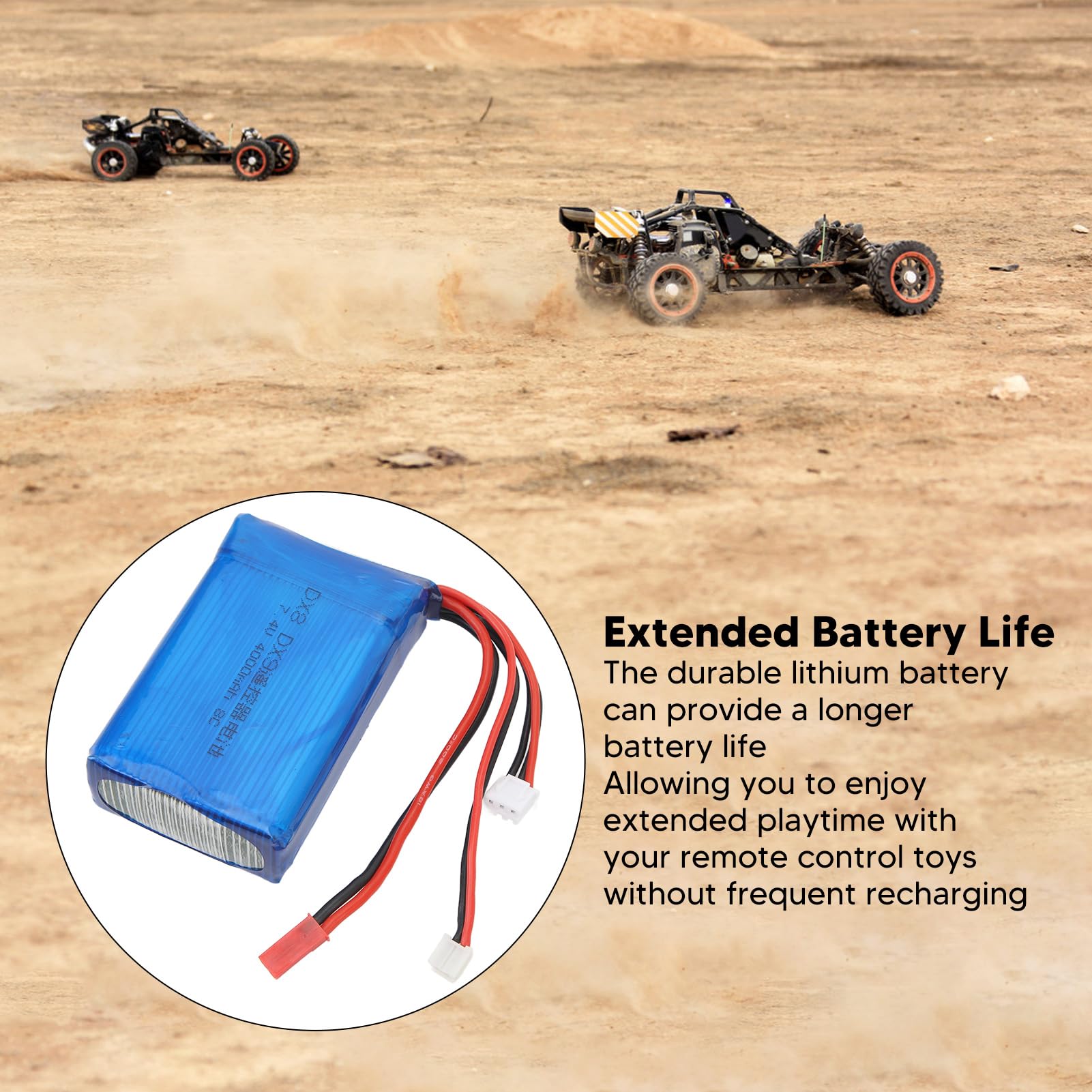 Batterie au Lithium 4000 MAh pour Télécommande TX, Légère et Durable pour Une Durée de Lecture Prolongée