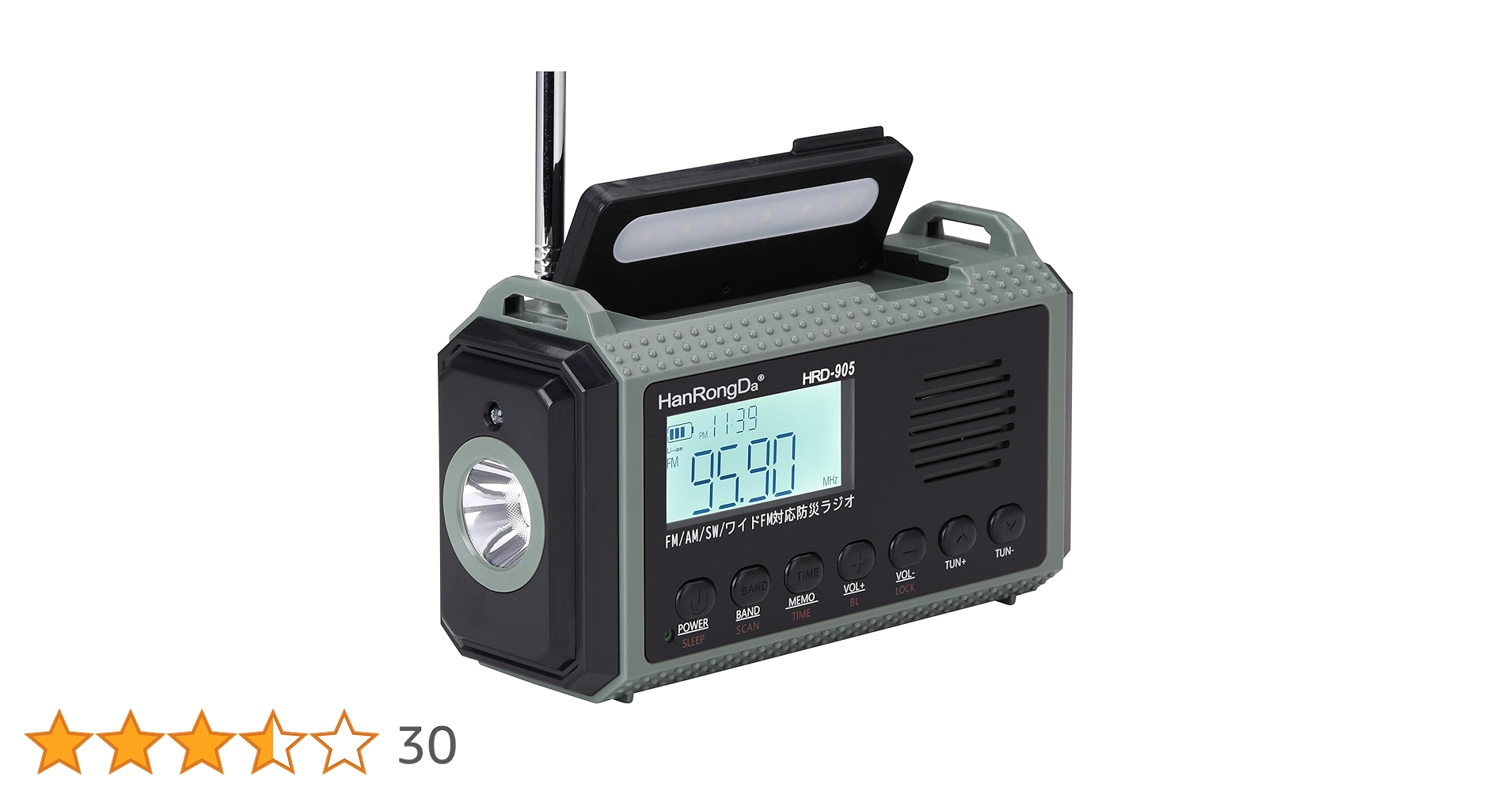 HanRongDa 小型ラジオ APPリモコン FM中波短波VHFワイドFM対応 Amazon.co.jp: HanRongDa 小型ラジオ APPリモコン FM/中波/短波