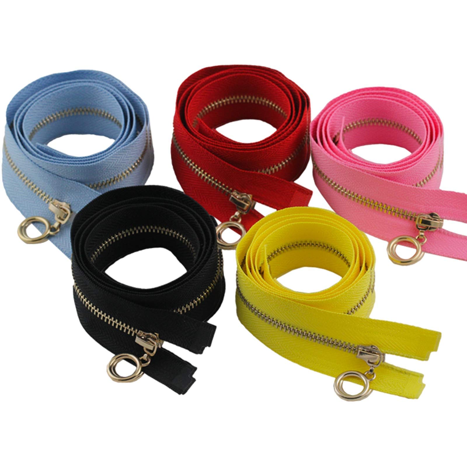Amazon.com: Zip Repair Set, Multicolor Zippers,3# Open-end 40/50