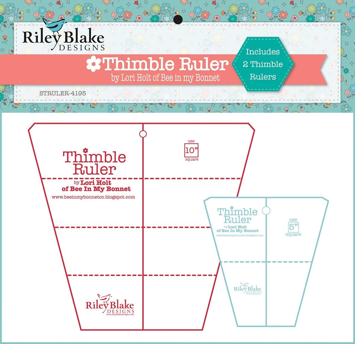 Sew Together Riley Blake Ruler, 5" & 10"