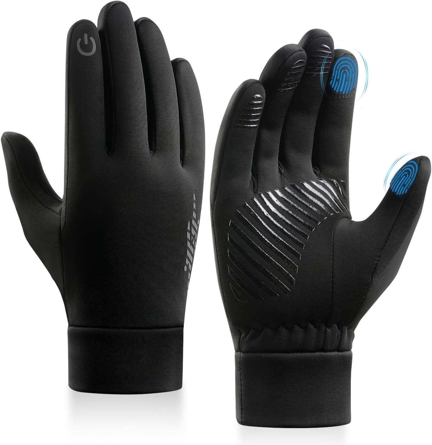 Winter Gloves Men Women Touchscreen Thermal Waterproof Windproof Cold Weather Warm Gloves Anti-Slip for Running Cycling Hiking Driving Biking Snow Ski Outdoor Activities