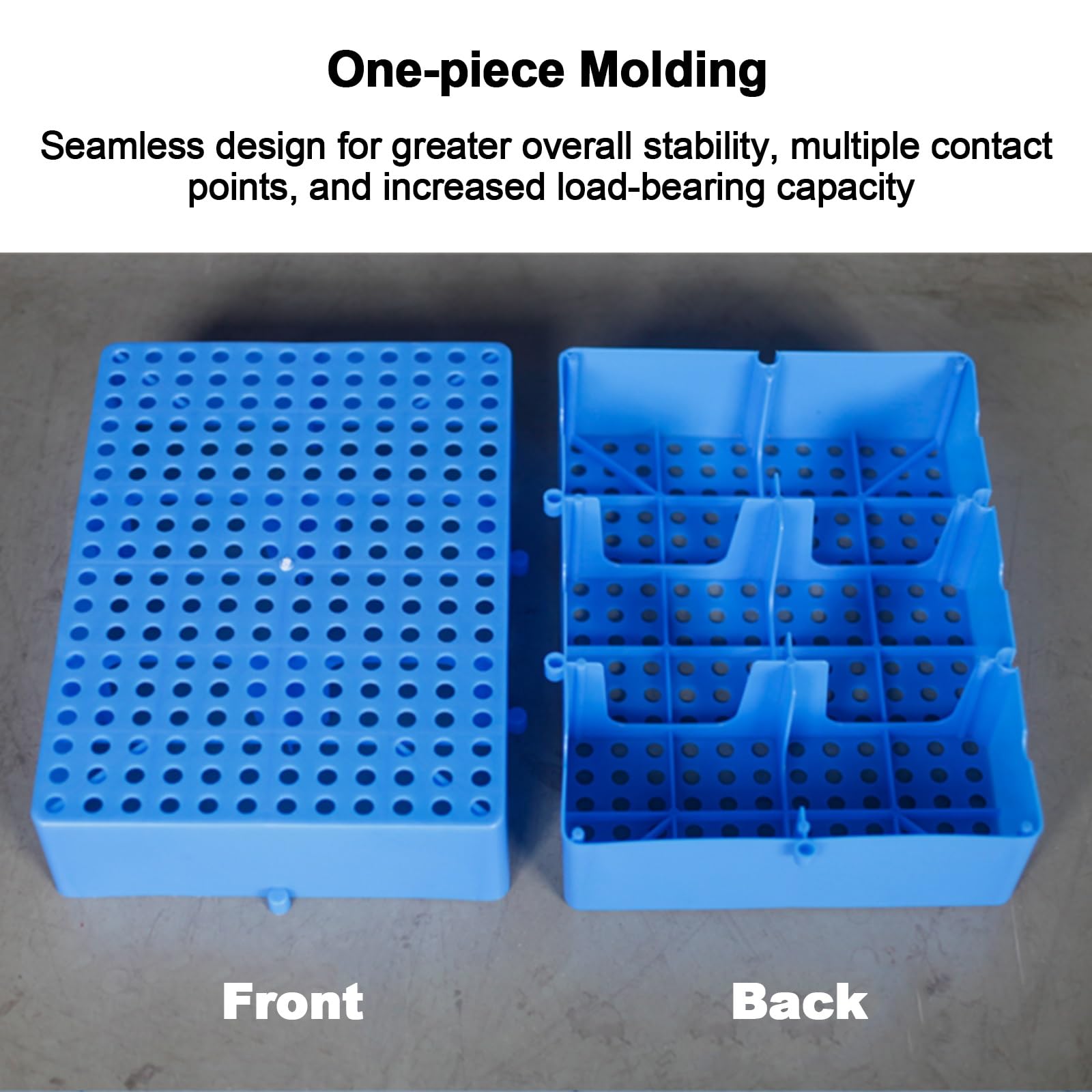 Pallet in plastica resistente per cantina e stoccaggio all'aperto, capacità di carico 999,7 kg, materiale PP traspirante con fori rotondi, perfetti per uso in cucina e garage (nero, 40 x 30 x 10 cm)