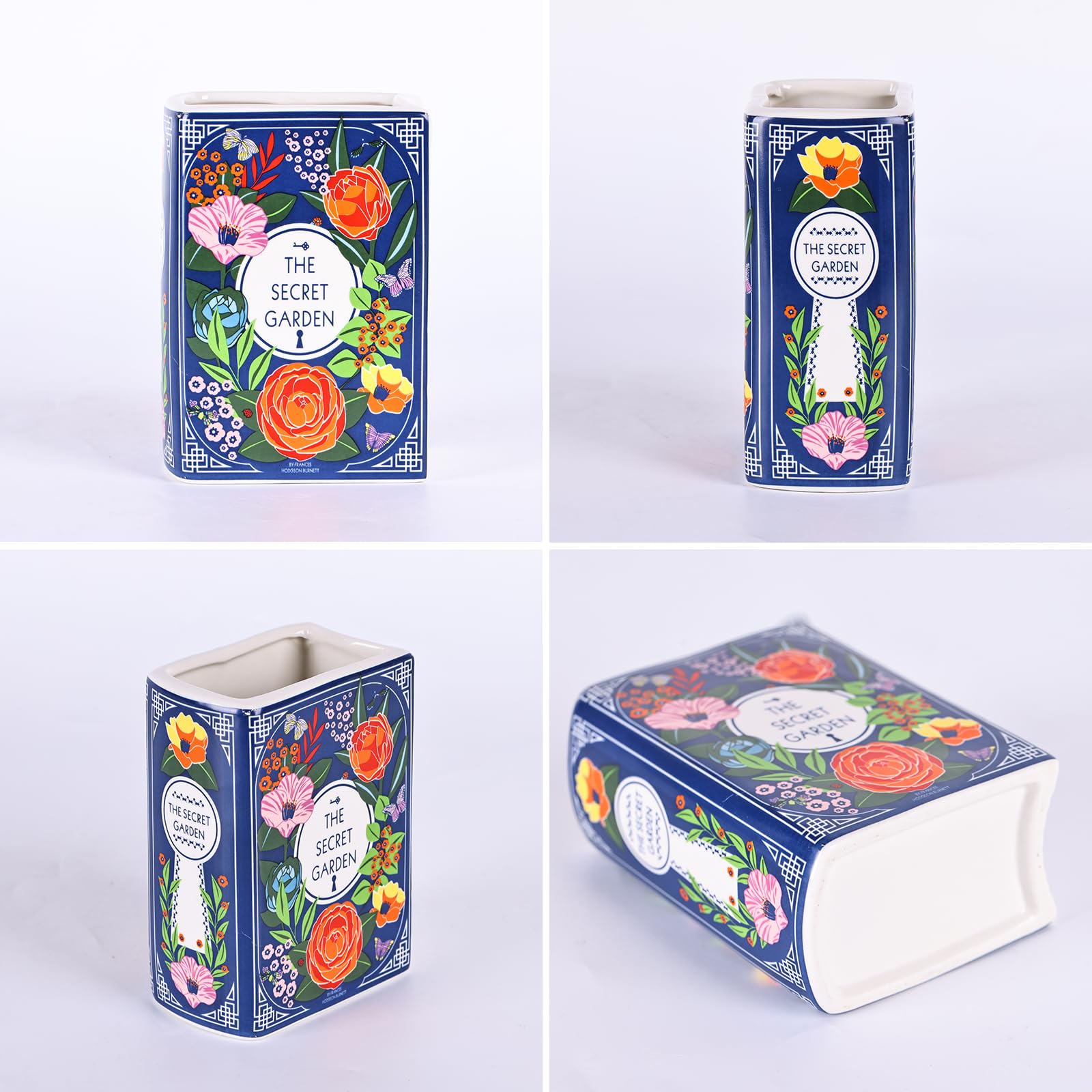 Flower Book Vaas - Boekenplank Display Vaas, Broek Boek