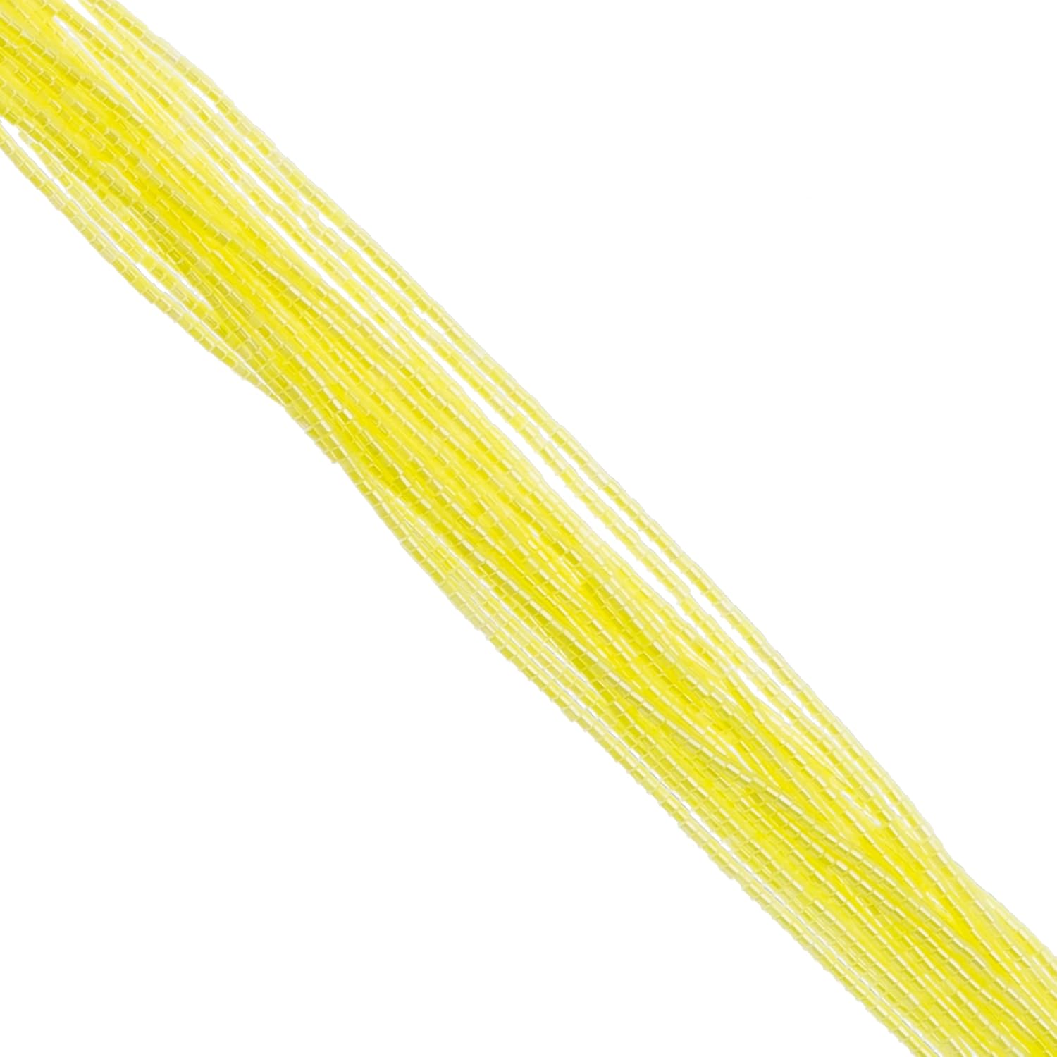 John Bead 23g Cylin Beads Limeade Yellow Neon Color 11/0 Glass Cylindrical Seed Beads for Jewelry Bracelets Necklaces Earrings Making Embroidery