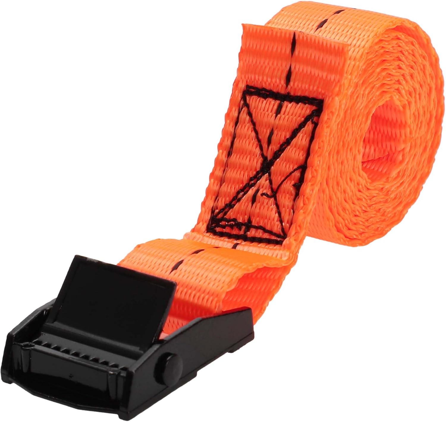 Ratchet Tie Down Straps/Heavy Duty Tensioning Belts Motorcycle Trailer Trucks Cargo/Adjustable 250kg 1"x 3.2' / 1 Pcs Orange