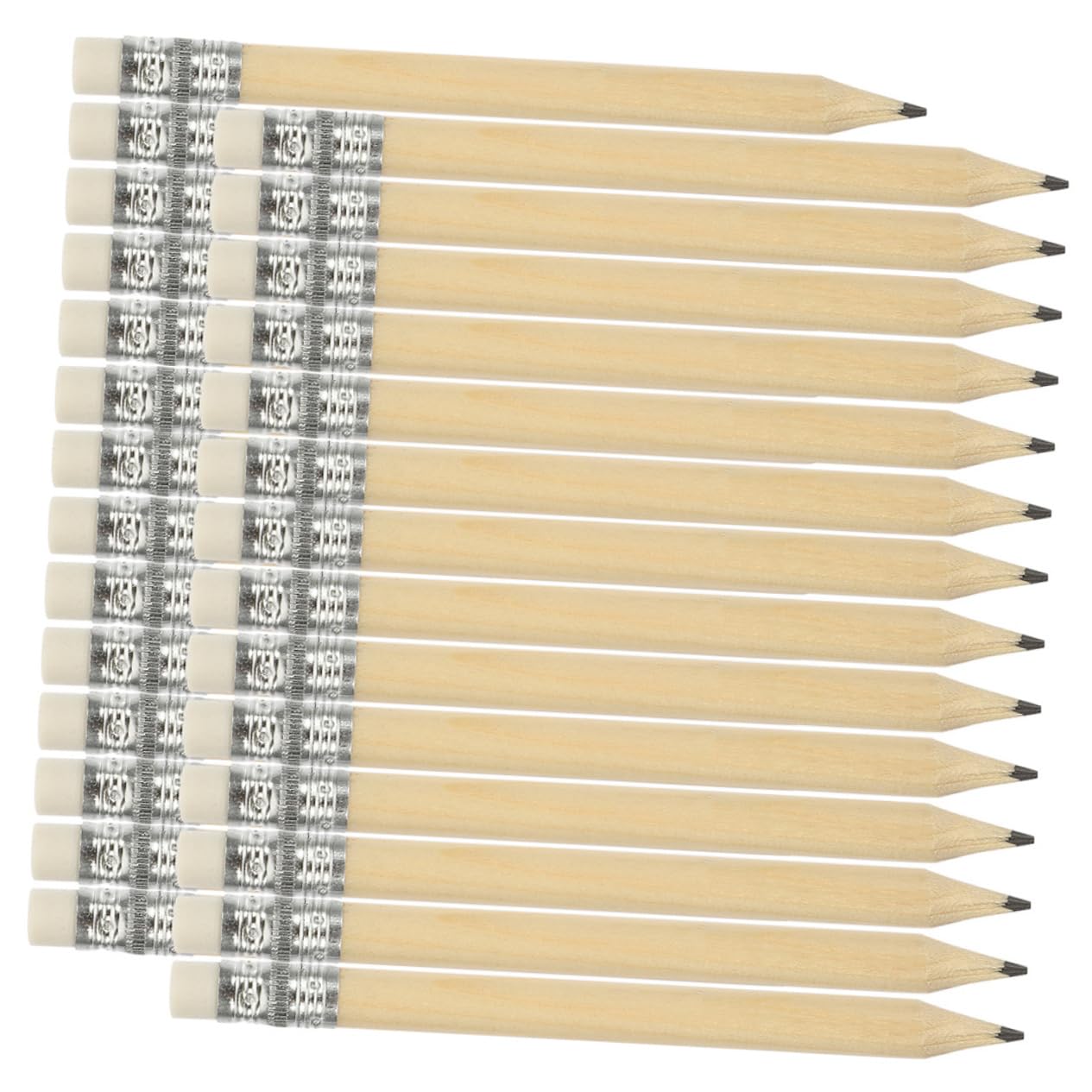 HOMSFOU 5 Sätze Runder Bleistift Schreibbleistifte Halber Bleistift Kurzer Zeichenbleistift Kleine Kurze Bleistifte Radierbare Kurze Bleistifte Golfbleistifte Graphitstifte 100 Stück * 5