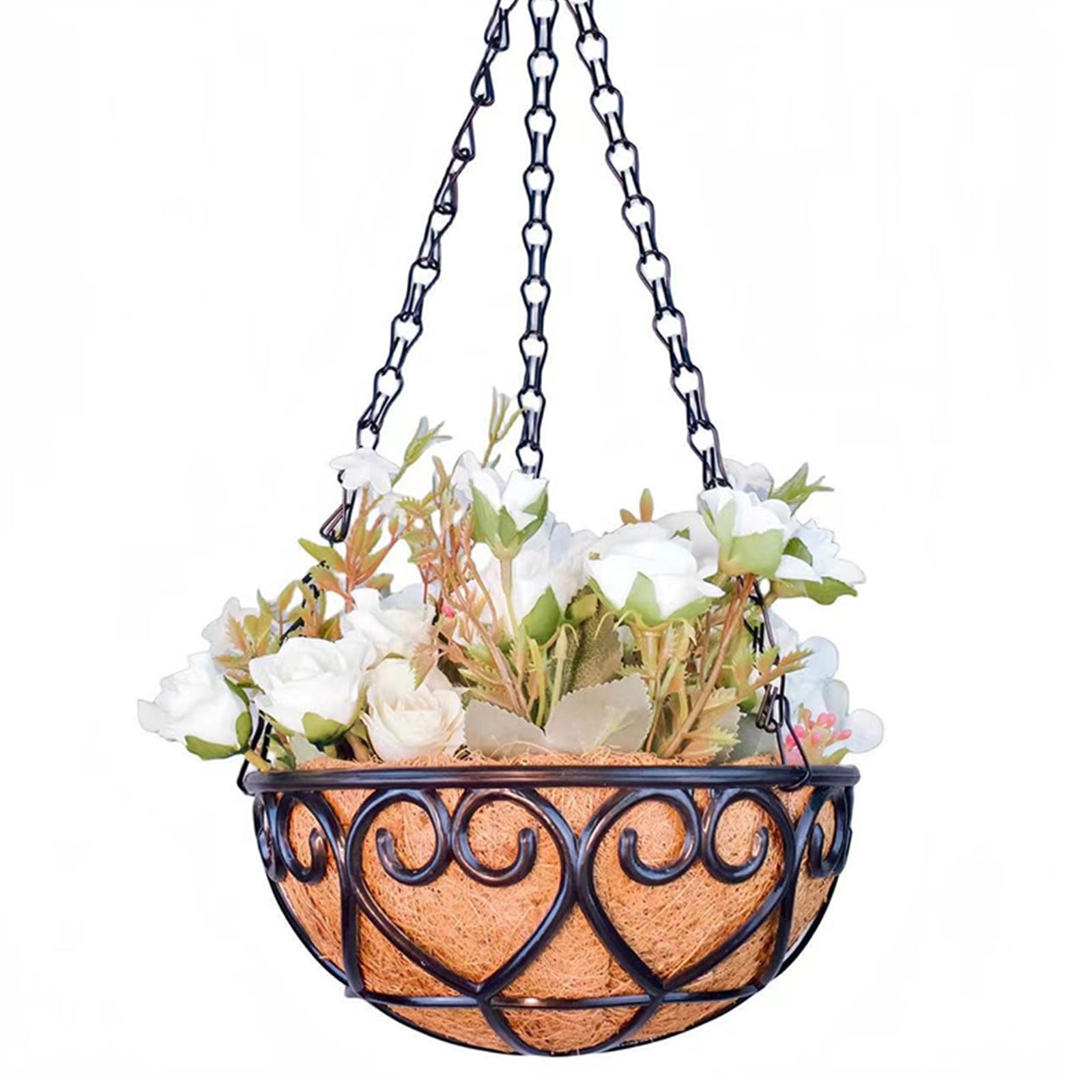 Snorvixre Hanging Plant Pots Succulents Planter Chlorophytum Flower Basket Pots Garden Homes Decoration Wall Hanging Basket