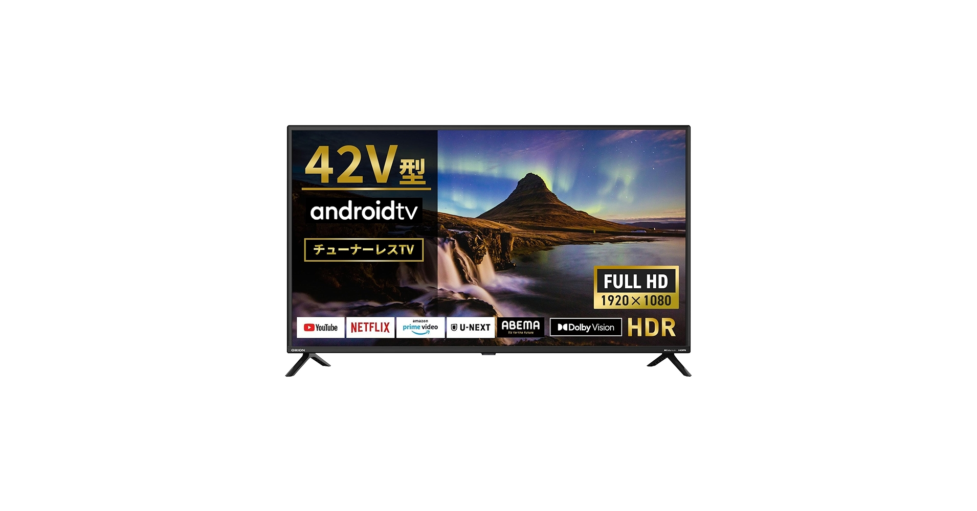 Amazon | [andoroidtv] 42型 チューナーレス テレビ Google TV