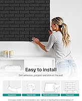 Vista 6 de Soundproof Wall Panels Self-adhesive, Acoustic Panels 18 Pack Brick Wall Panels, High Density Sound Absorbing Panel for Walls, Office,Reccording