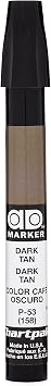 AD Marker The Original Chartpak, Tri-Nib, Dark Tan, 1 Each P53