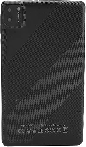 Miniatura 7 de PUSOKEI Juguetes de tableta de 7 pulgadas, tableta de educación de 2 cámaras frente al software instalado para el hogar (azul)