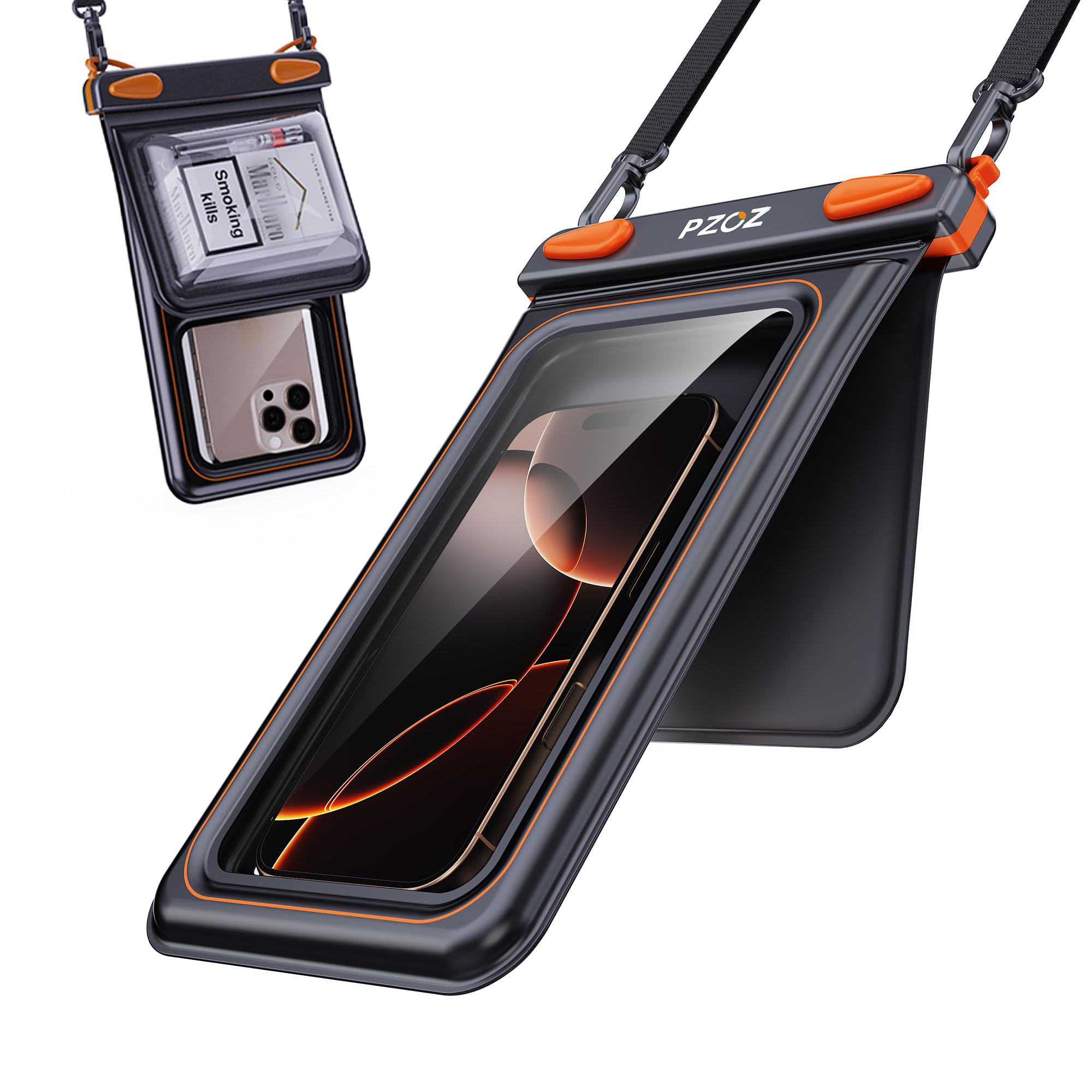 Amazon.co.jp: PZOZ スマホ 防水ケース スマホ防水ポーチ 携帯ケース