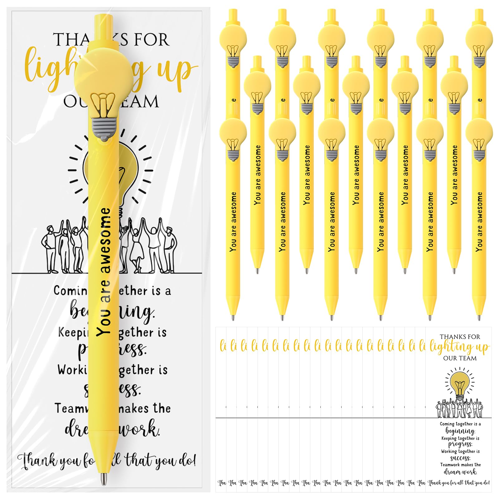 Snapklik.com : Qilery 50 Sets Employee Appreciation Gifts Bulk For ...
