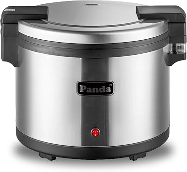 Panda Commercial Rice Warmer - 92 Cups Cooked Capacity Electric Rice WarmerWarm Function, not Rice Cooker, NSF & ETL Listed Perfect Rice and Food Warmer for Professional Kitchens
