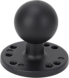 Base de Montaje de Bola de 1,5 Pulgadas con Placa Redonda con Orificio AMPS de aleación de Aluminio, Compatible con Soportes RAM, Brazo de Doble Casquillo de Bola de 1,5 Pulgadas