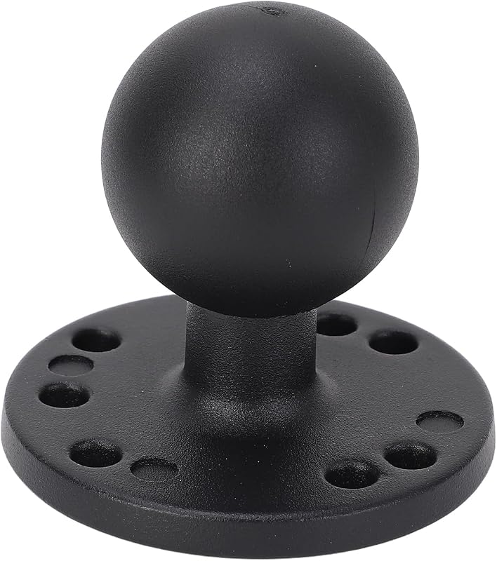 Base de Montaje de Bola de 1,5 Pulgadas con Placa Redonda con Orificio AMPS de aleación de Aluminio, Compatible con Soportes RAM, Brazo de Doble Casquillo de Bola de 1,5 Pulgadas