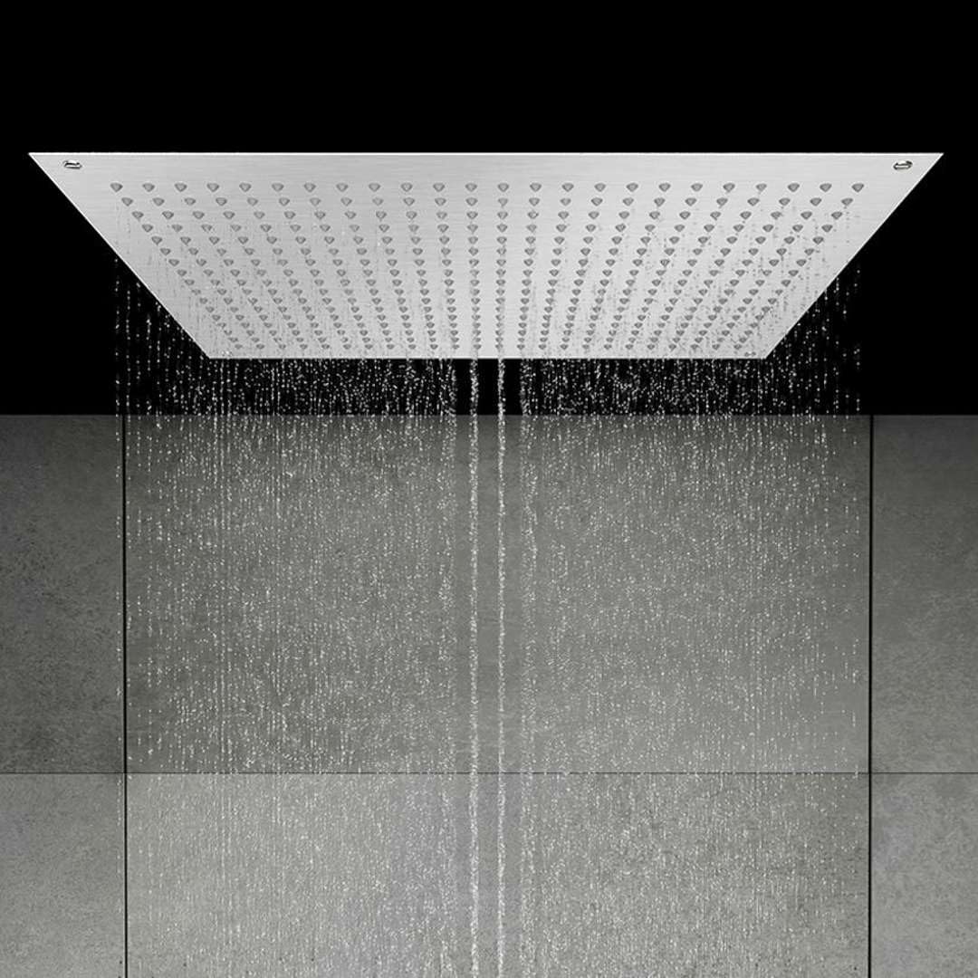 Ducha mural Steinberg Relax Rain, montaje empotrado en el techo, Easy-Clean, 450x450mm, 39064, Color: Chrome