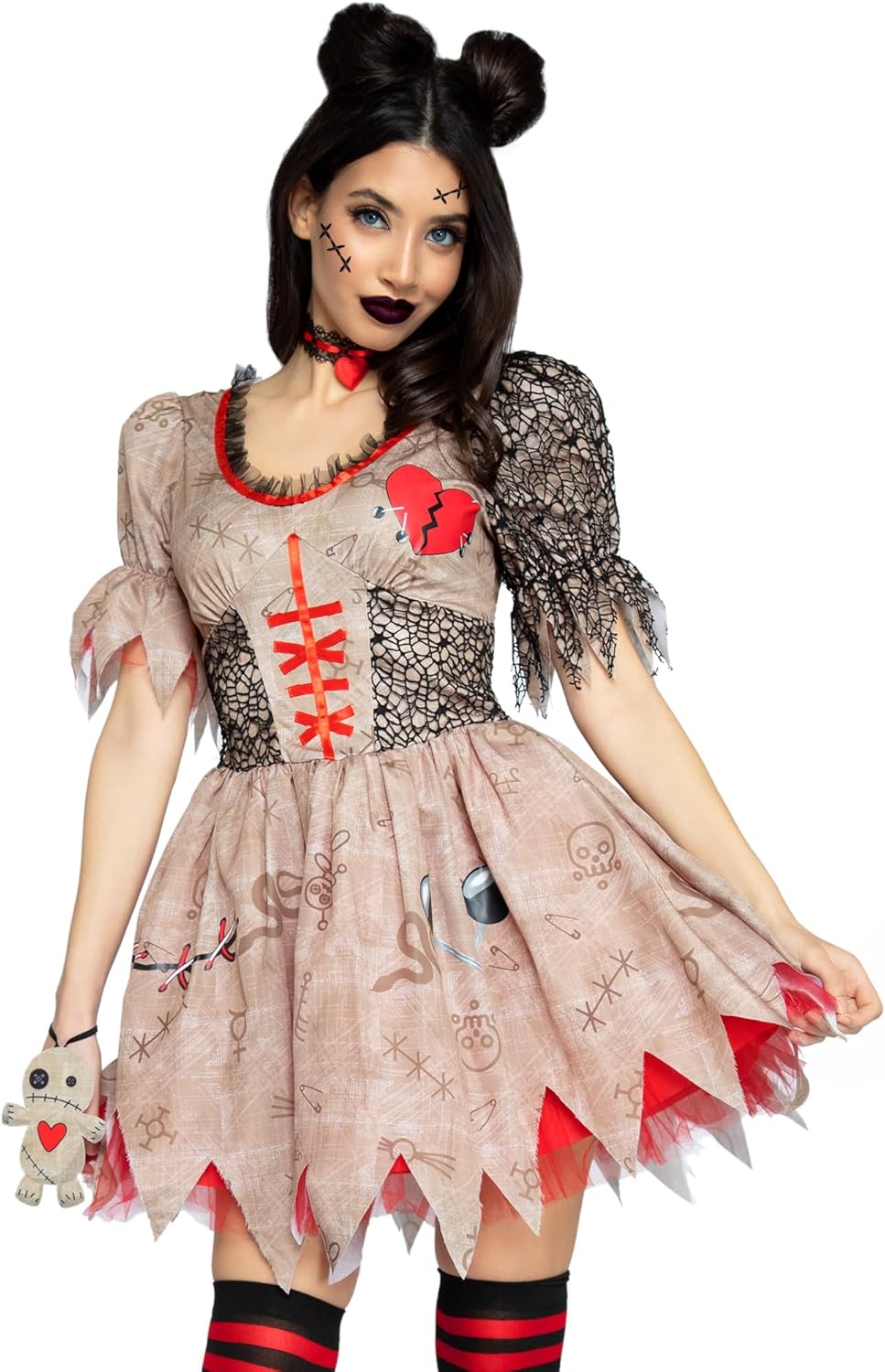 Leg Avenue Womens Deadly Voodoo Doll Halloween Costume