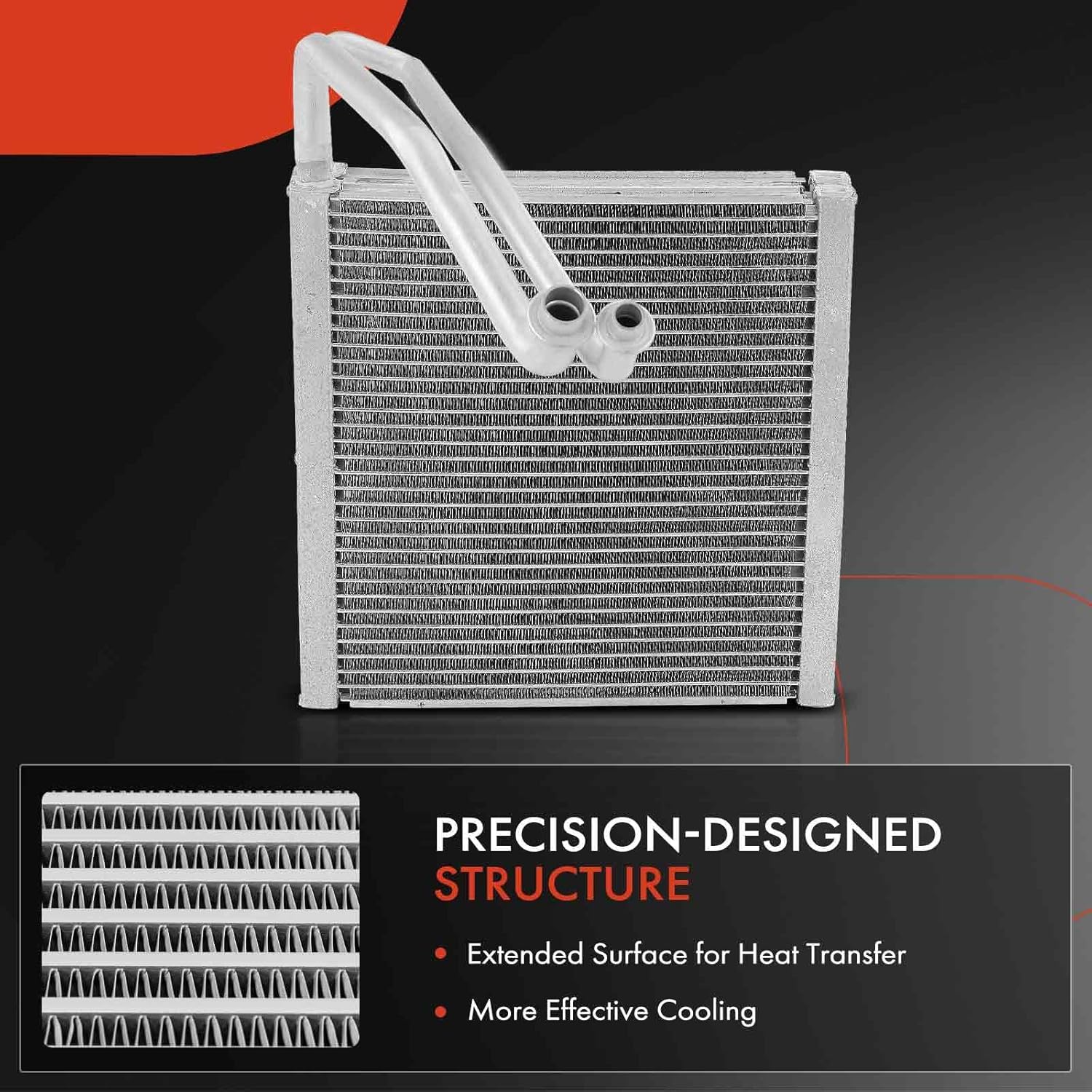 A-Premium A/C Evaporator Core Compatible with Ford F-250 Super Duty, F-350, F-350 Super Duty, F-450 Super Duty, F-53 Motorhome Chassis, F-550 Super Duty, F-59 Commercial Stripped Chassis, F-650