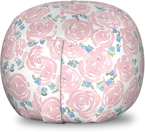 Miniatura 133 de Lunarable Silla de almacenamiento para adolescentes, coloridos patines de estilo retro, para actividades juveniles, para niñas y niños, divertido