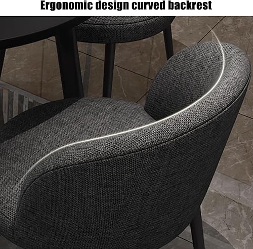 Miniatura 6 de YVYKFZD Mesa y sillas de oficina, sala de recepción, juego de mesa de comedor de cocina simple, mesa de conferencias redonda para 4, mesa