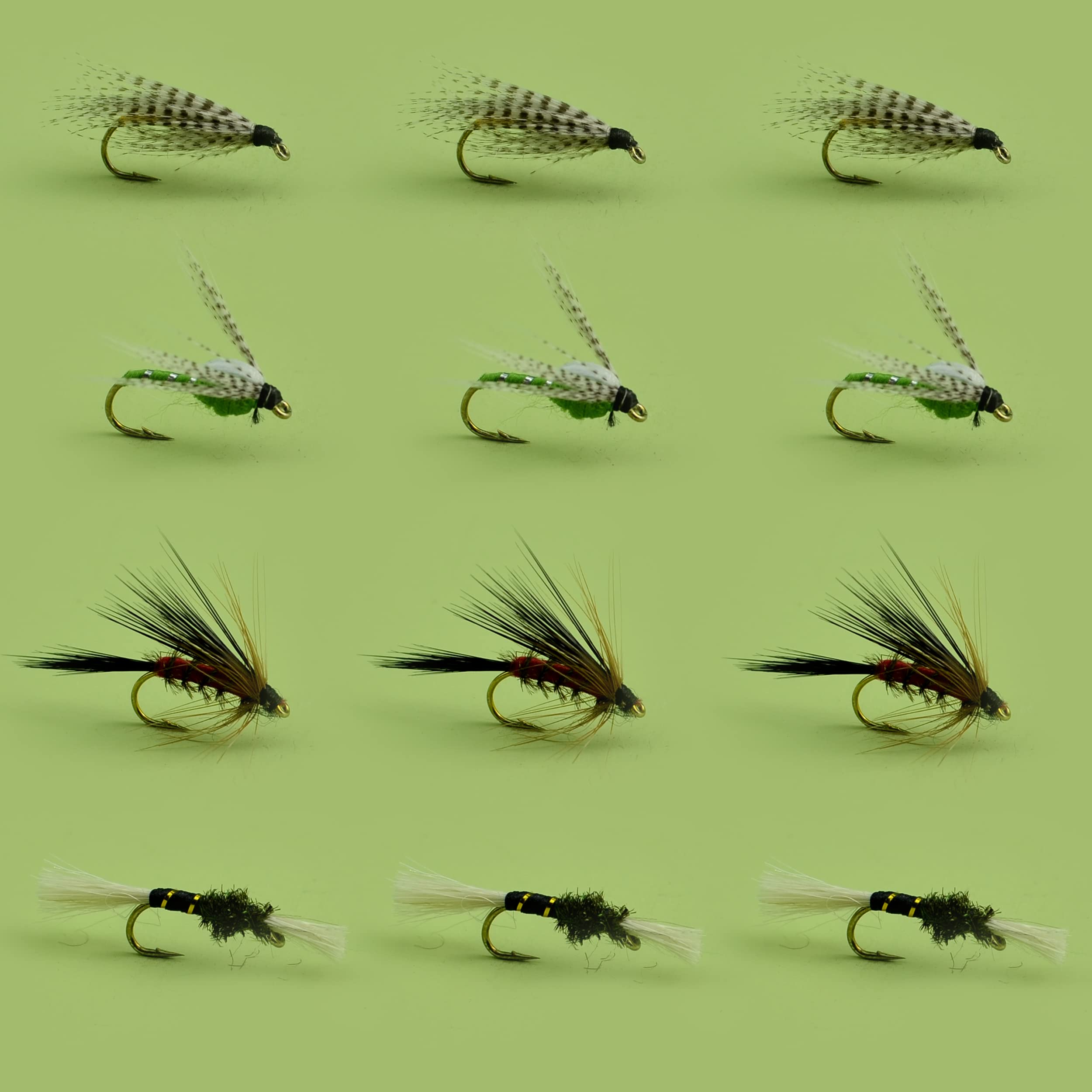 Acquista 12 Pz Amo Da Pesca A Mosca Imitare Ape Mosche Esca Per