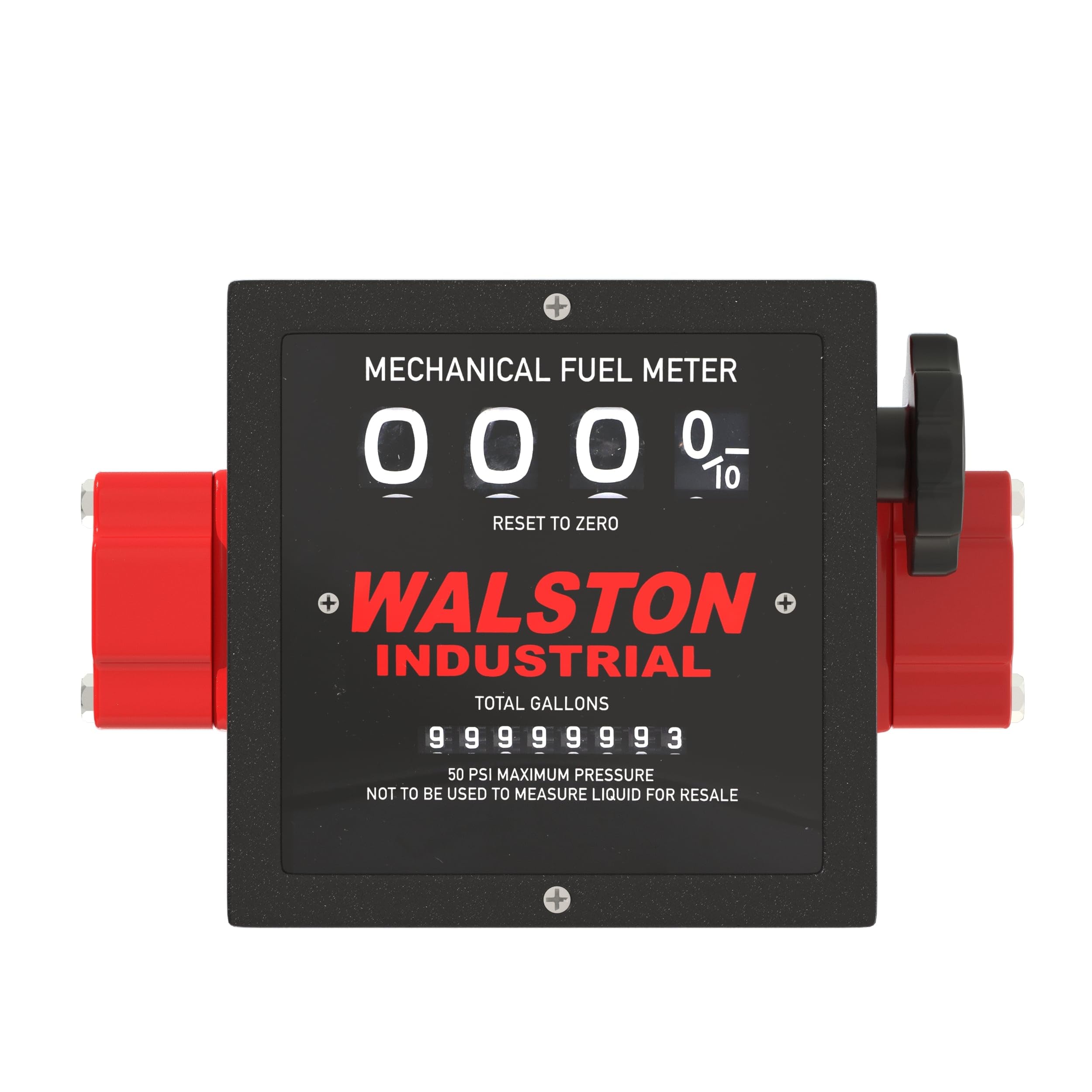 Walston Industrial GH-5650 Mechanical Fuel Meter I Inch NPT Threads Fuel Counter for Diesel