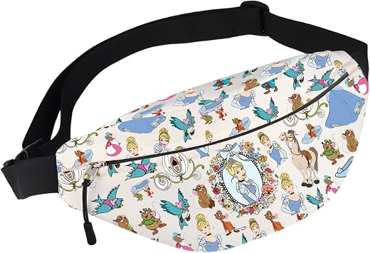 BWWKTOP Magical Princess Waist Bag Fairy Tales Gift Fairy Princess Fanny Pack Kingdom of Dreams Merch Magical Princess-WB