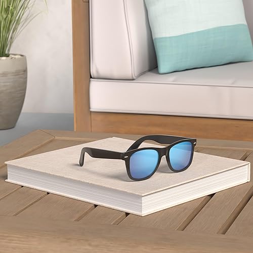 Miniatura 2 de LINVO Gafas de sol polarizadas para hombre, gafas de sol de conducción, sombras de los años 80, estilo retro, diseño cuadrado