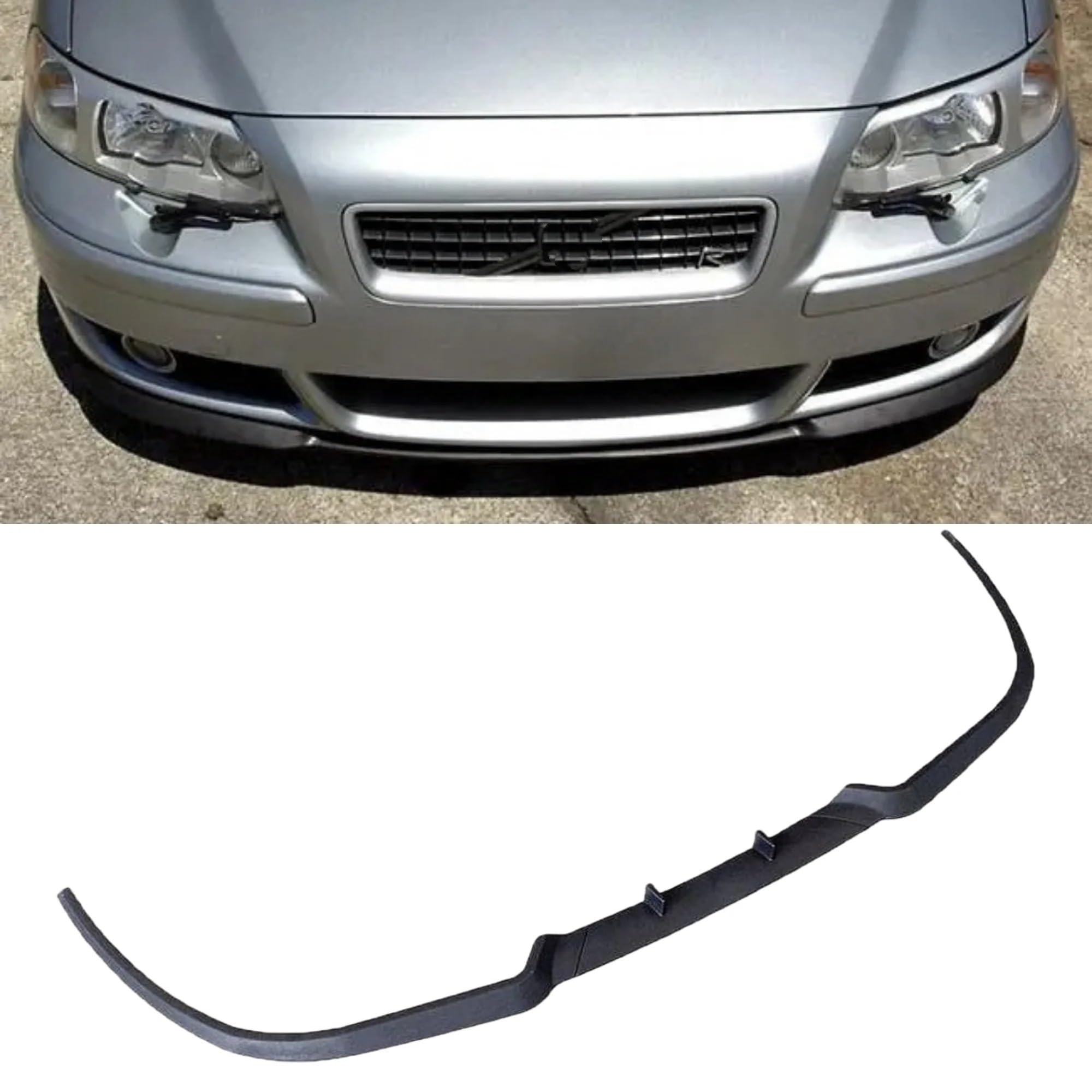 Auto Labbro Spoiler 3 Pezzi Spoiler Anteriore Paraurti Labbro Corpo Kit Protezione Tuning Sportivo Per Volvo S60R V70R
