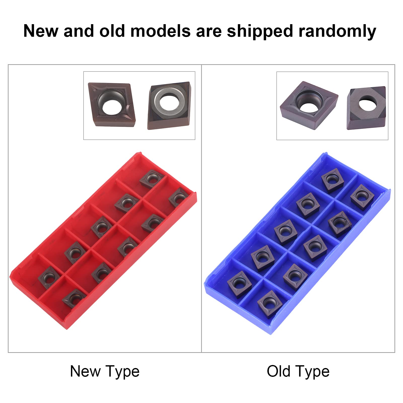 10tlg CCMT09T304 VP15TF Wendeschneidplatten Wendeplatten Für - Foto 12