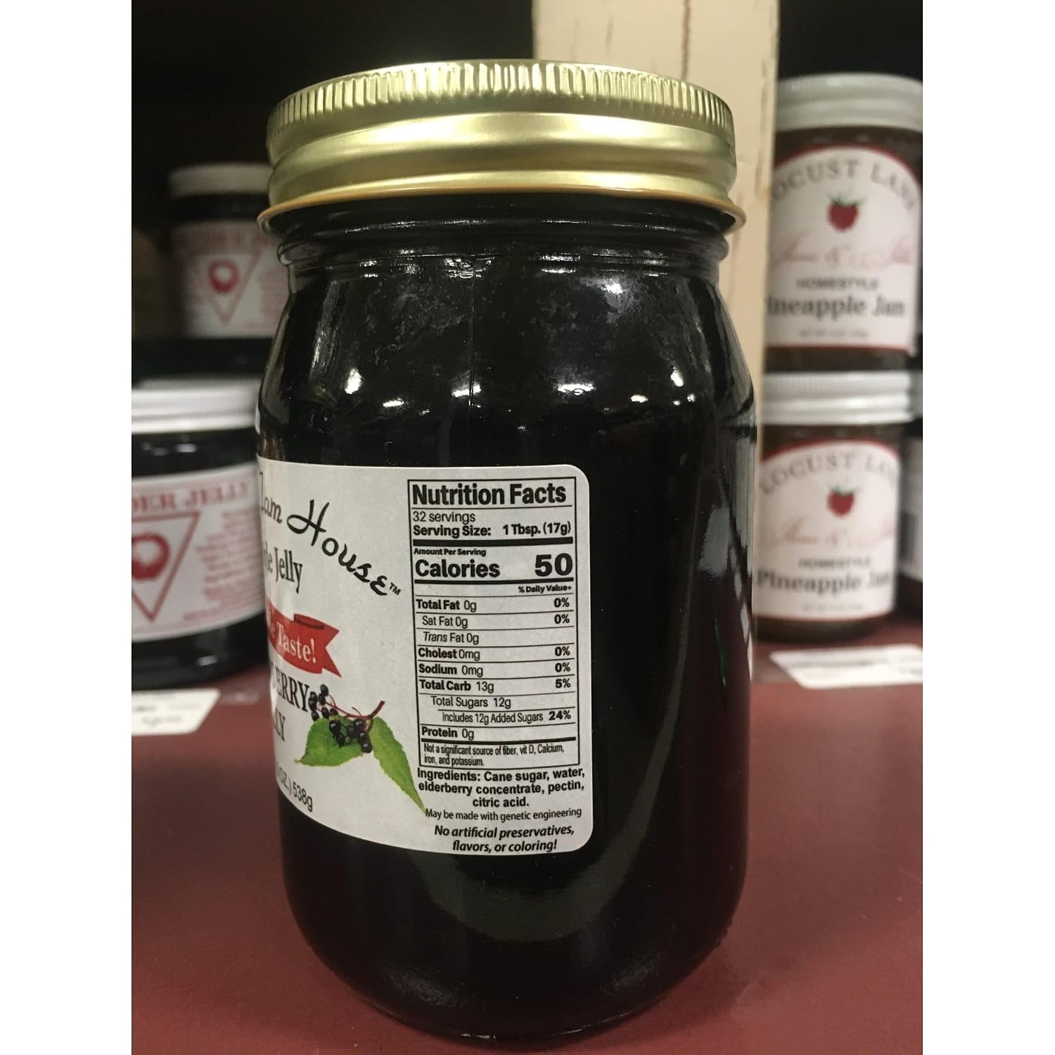 Homestyle Elderberry Jelly - One Pint - Grandma's Jam House image 2