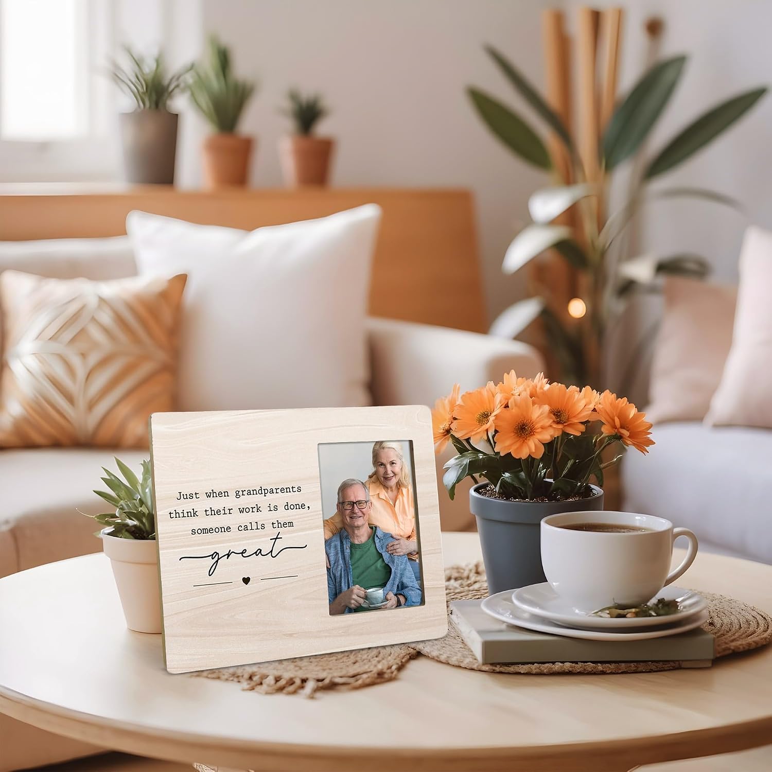 Great Grandparents Baby Announcement Picture Frame, (4x6 Photo) image 5