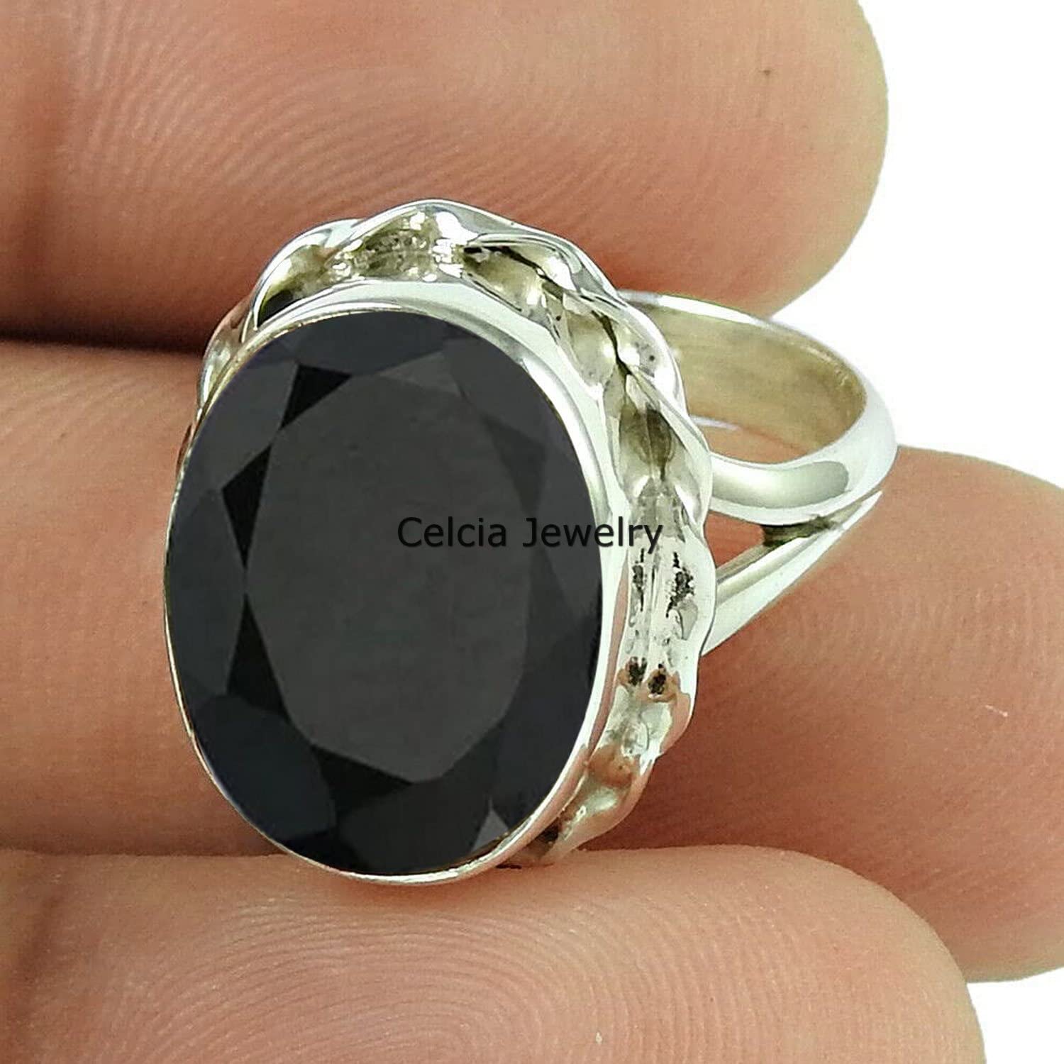 Natural Ruby Gemstone Ring 925 Sterling Silver Handmade Jewelry for Women Birthstone Ring