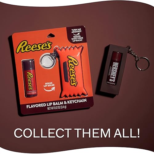Miniatura 7 de Taste Beauty Reese's - Taza de mantequilla de maní, bálsamo labial saborizado y soporte para llavero, juego de 2 piezas