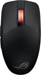 ASUS ROG Strix Impact III Wireless – Souris Gaming ambidextre sans-Fil légère de 57g, Capteur Optique AimPoint à 36000 DPI, Connectivité Trimode, Récepteur ROG Omni