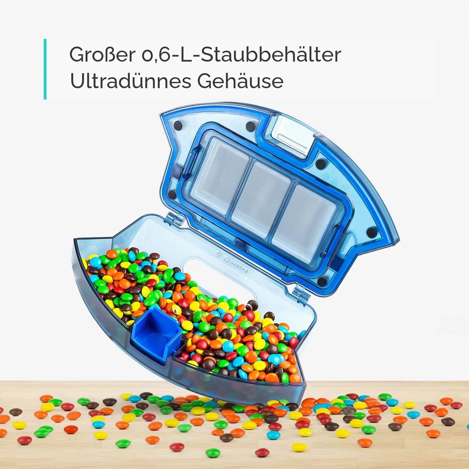 eufy [BoostIQ RoboVac 11S (Slim), superdünn, 1300Pa Starke Saugkraft, leise, selbstladende Roboterstaubsauger, reinigt Harte Böden bis mittelflorige Teppiche (erneuert) Schwarz