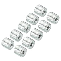 Vista 8 de PATIKIL Adaptadores de rosca M8x1mm a M6x1mm Manguito Reductor Tuerca Reductora, Paquete de 10 Tuerca de conversión de tornillo de 0.394 in