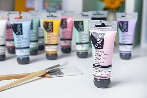 Miniatura 12 de Sizzix Effectz 664539 - Pintura acrílica mate cremosa flor de cerezo, 2.0 fl oz, 664539