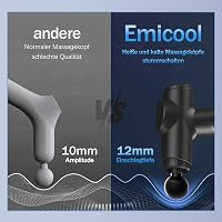 Emicool Professzionális Masszázspisztoly Meleg-Hideg Funkcióval - Mély Izommasszázs 5 Sebességgel, Izomfájdalom Enyhítésre, USB-C Töltés 4