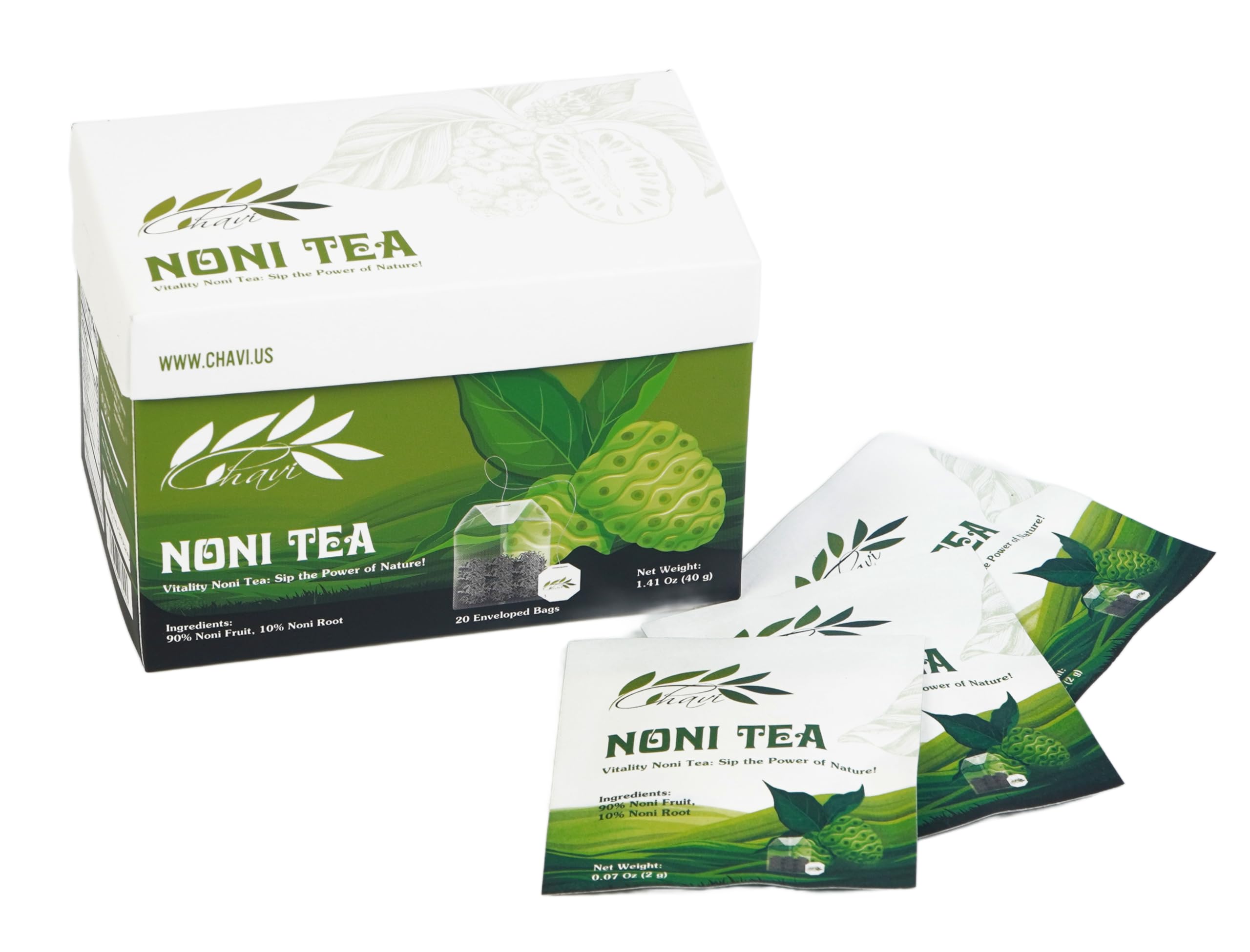 Amazon.com : CHAVI Noni Tea (Noni, Pack of 1) | 20 Tea Bags per