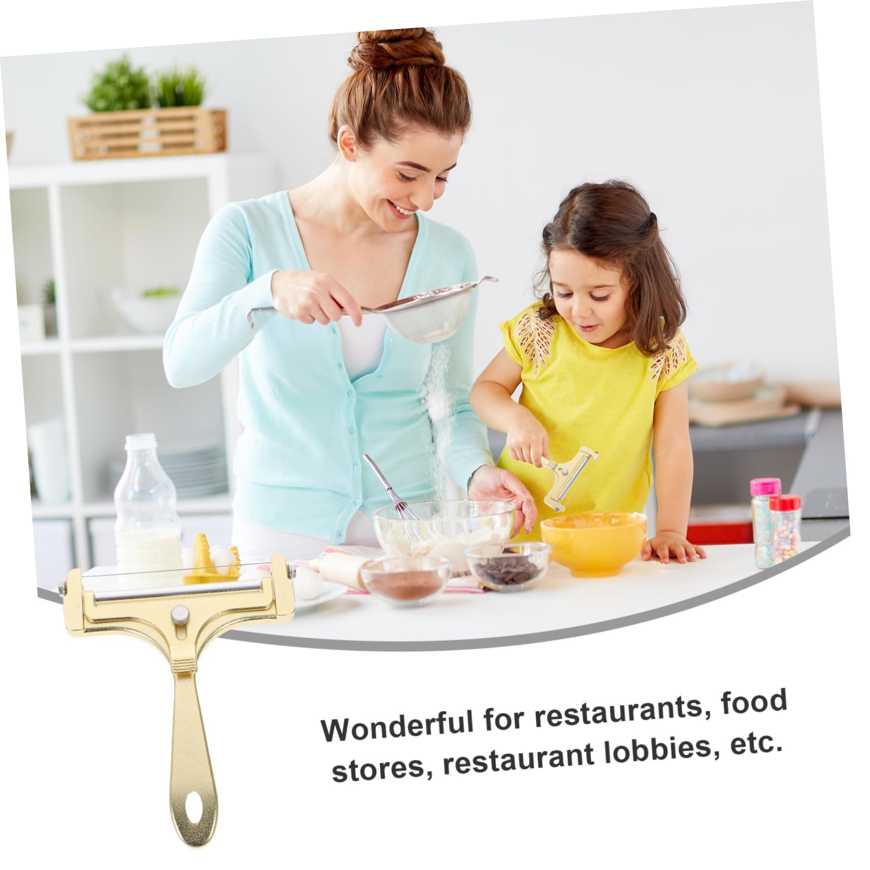 Hemobllo 1Set Adjustable Wire Cheese Slicer Butter Cutting Tool for Block Cheese Ergonomic Design for Kitchen Use