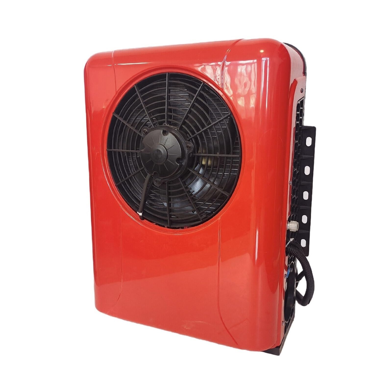 CVFRDD RV Air Conditioner, Universal Electric Air Conditioner Fan 12V Ac Conditioning 24V For Car Truck Caravans Bus Boat Van RV Motorhome Camper(Red 12v)