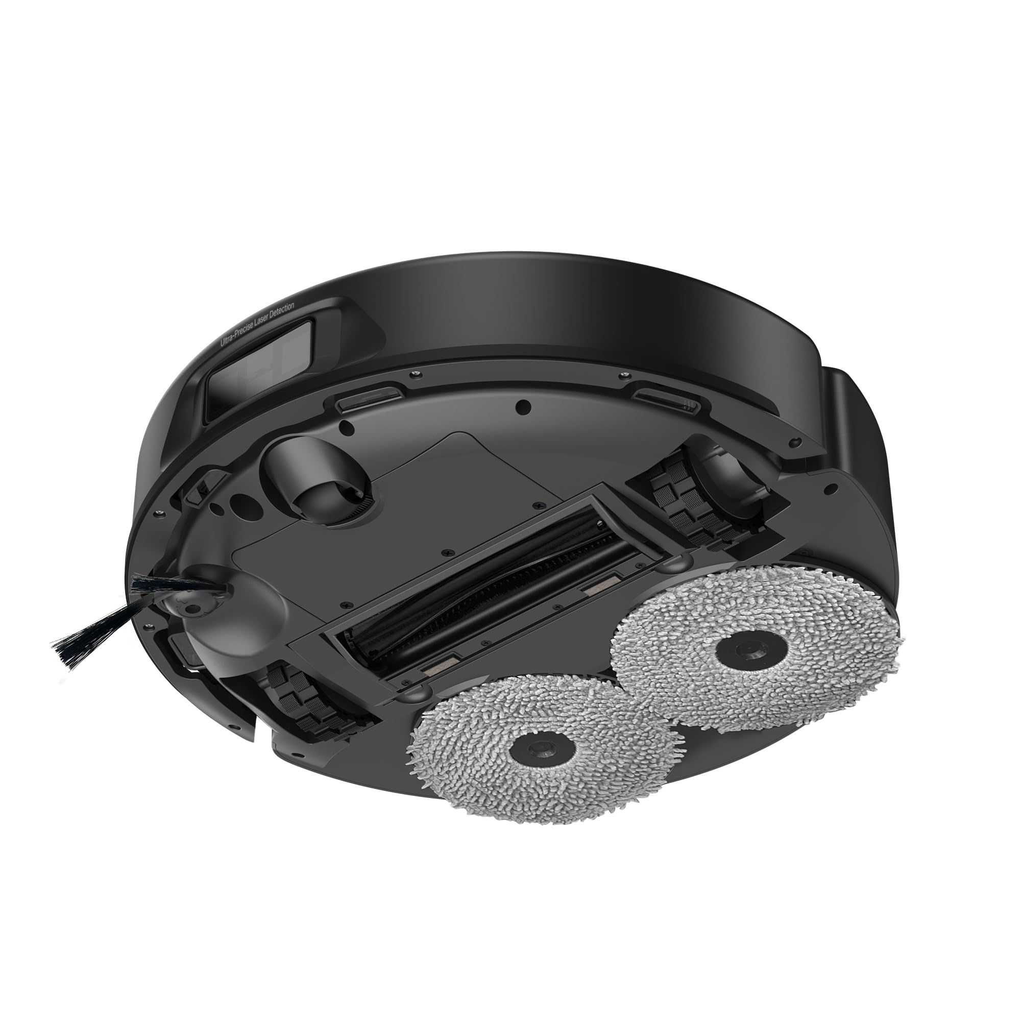 Tapo Robot Aspirador RV50 Pro Omni – 15.000 Pa, Navegación Láser Dual, Autovaciado, Cepillos Antienredo para Mascotas, Limpieza de Bordes, Estación Todo-en-Uno con Depósito de Agua 5L (Negro Oscuro)
