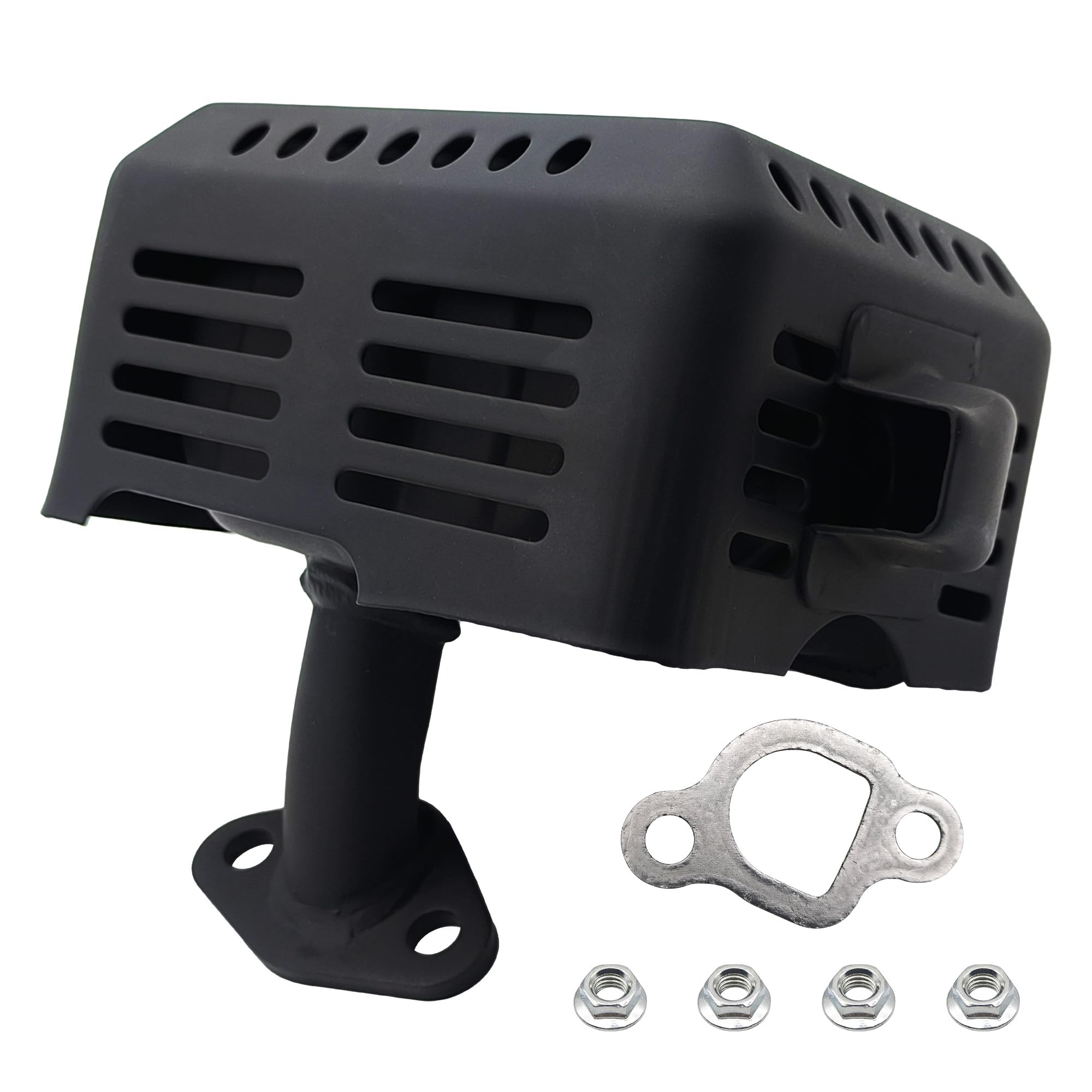Scarico GX160 gruppo silenziatore per Honda 5,5 CV 6,5 CV GX120 GX140 GX200 18310-ZF1-000 159 cc Predator 196 cc 173 212 cc motore con deflettore di scarico