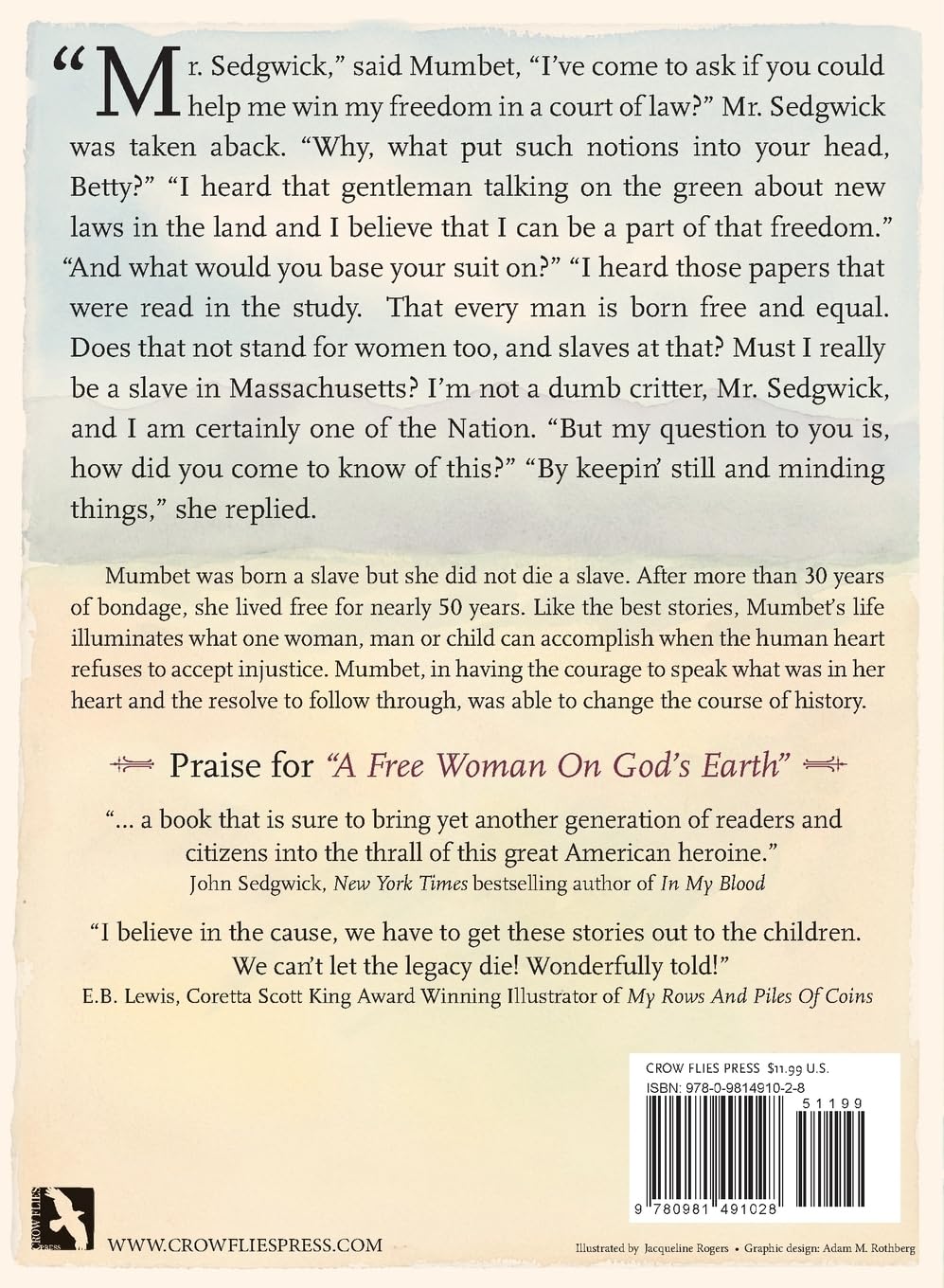 A Free Woman On God's Earth: The True Story of Elizabeth "Mumbet" Freeman