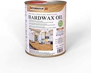 Real Wood Hardwax Oil, Food Safe Wood Finish Oil, Zero VOC, Light Oak - View #10