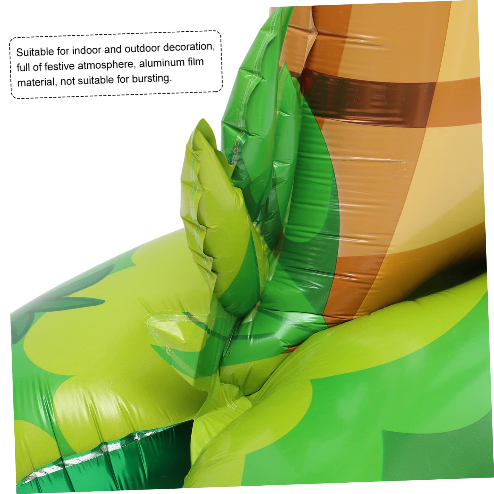 BESTonZON 5 Gonfiabile Forma Palma Cocco Decorazione per Hawaii Foil Atmosfera per Compleanni e Celebrazioni
